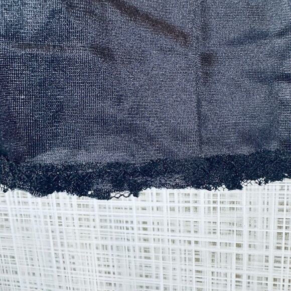 Dawn to Dusk Half Slip Black Medium 27/29 Nylon USA VTG - Picture 6 of 11